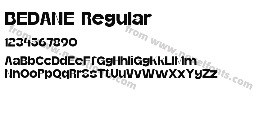 BEDANE RegularPreview