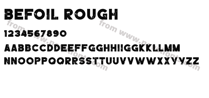 BEFOIL ROUGHPreview