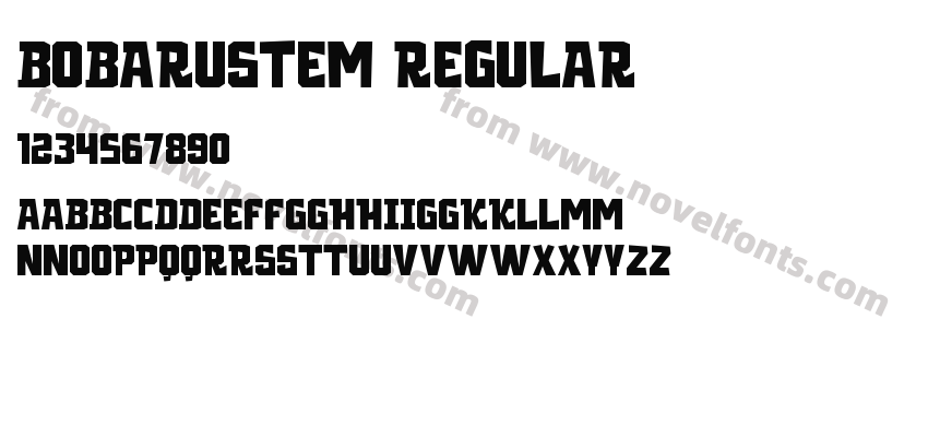 BOBARUSTEM RegularPreview