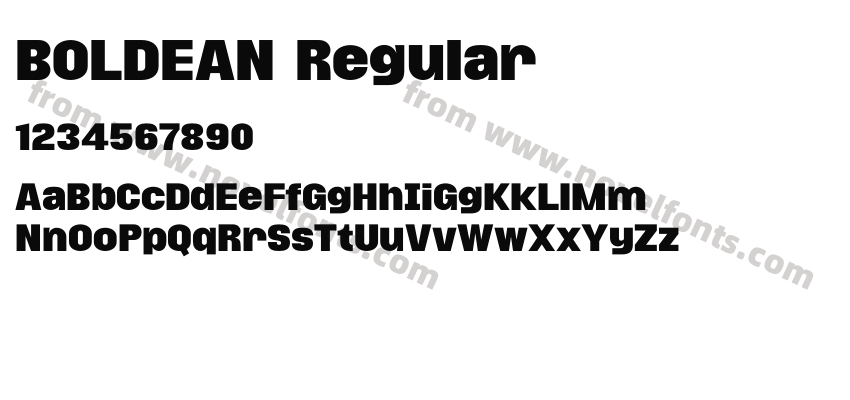 BOLDEAN RegularPreview