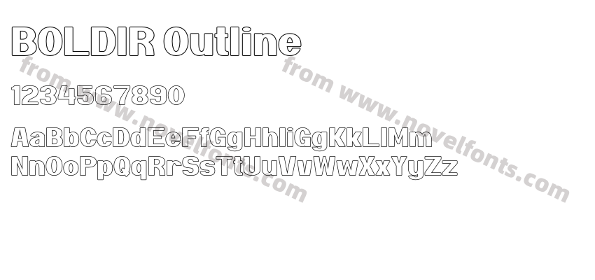 BOLDIR OutlinePreview