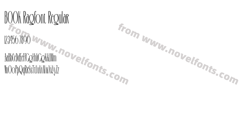 BOOK Ragfont RegularPreview