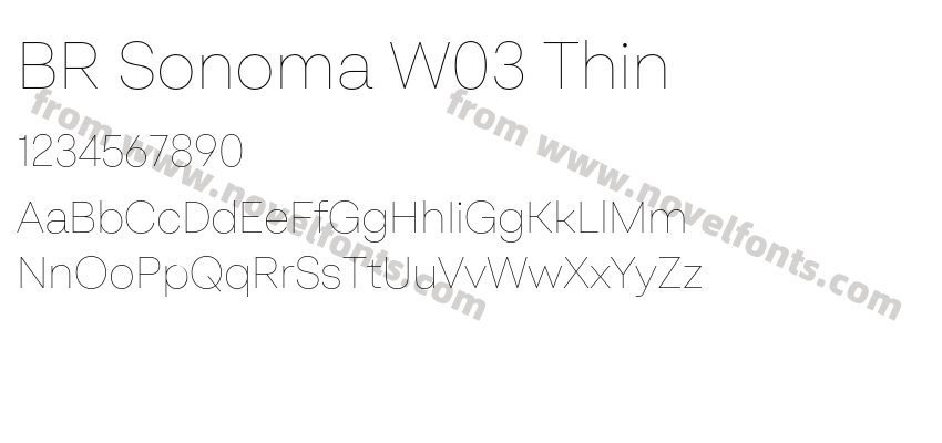 BR Sonoma W03 ThinPreview