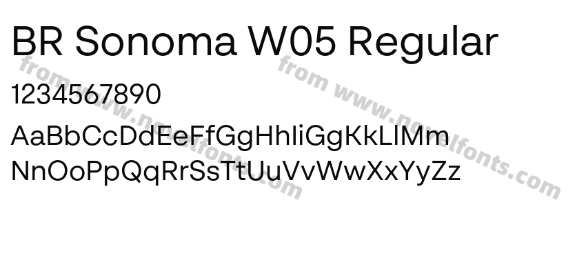 BR Sonoma W05 RegularPreview
