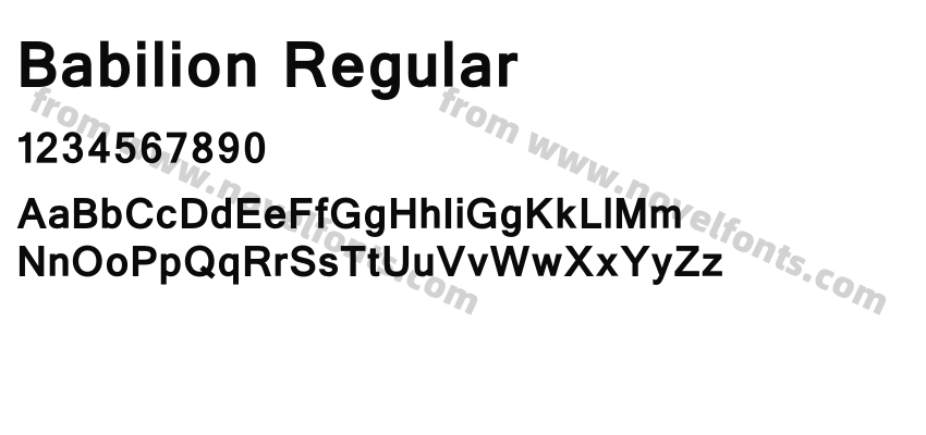 Babilion RegularPreview