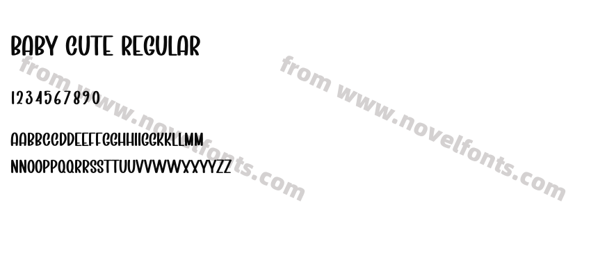 Baby Cute RegularPreview