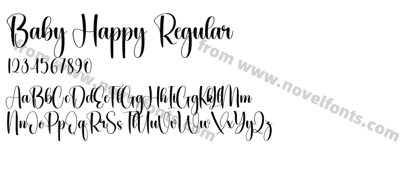 Baby Happy RegularPreview