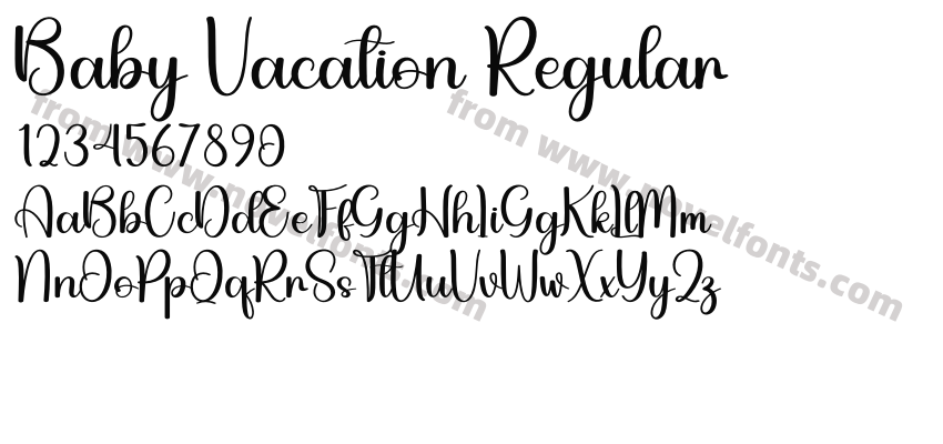 Baby Vacation RegularPreview