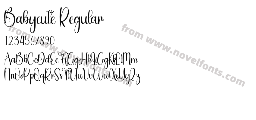 Babycute RegularPreview