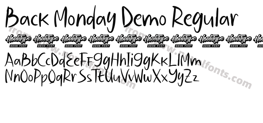 Back Monday Demo RegularPreview