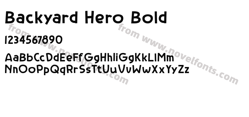 Backyard Hero BoldPreview