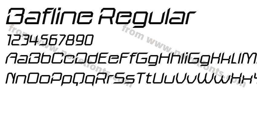 Bafline RegularPreview