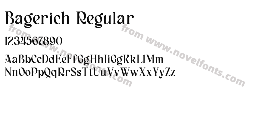 Bagerich RegularPreview