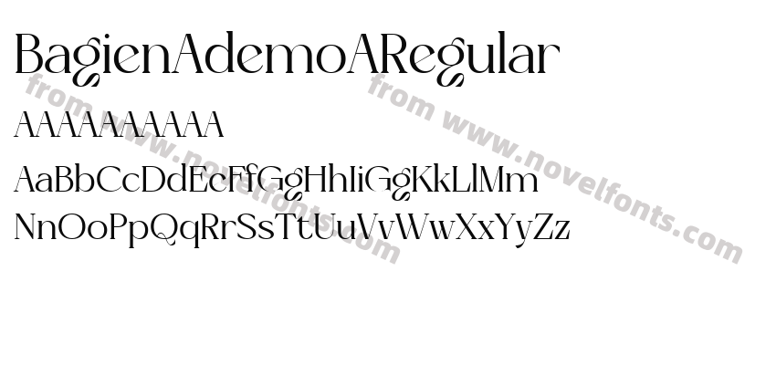 Bagien demo RegularPreview
