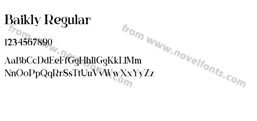 Baikly RegularPreview
