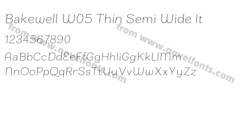 Bakewell W05 Thin Semi Wide ItPreview