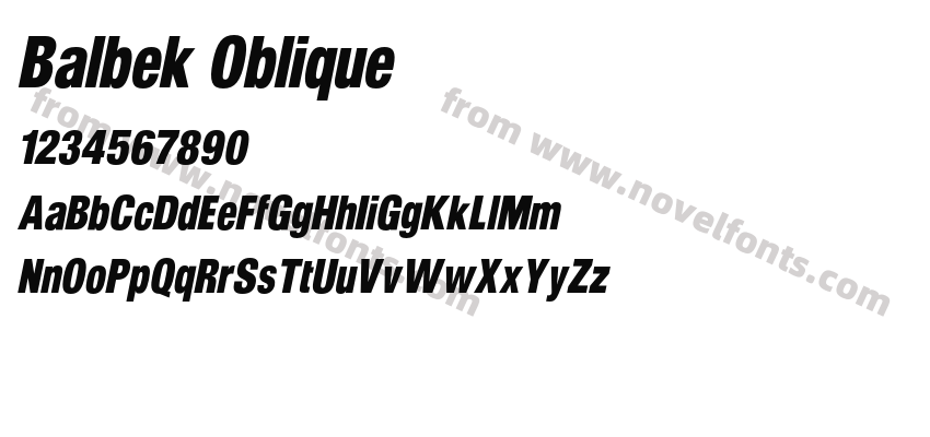 Balbek ObliquePreview