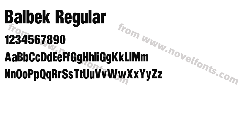 Balbek RegularPreview