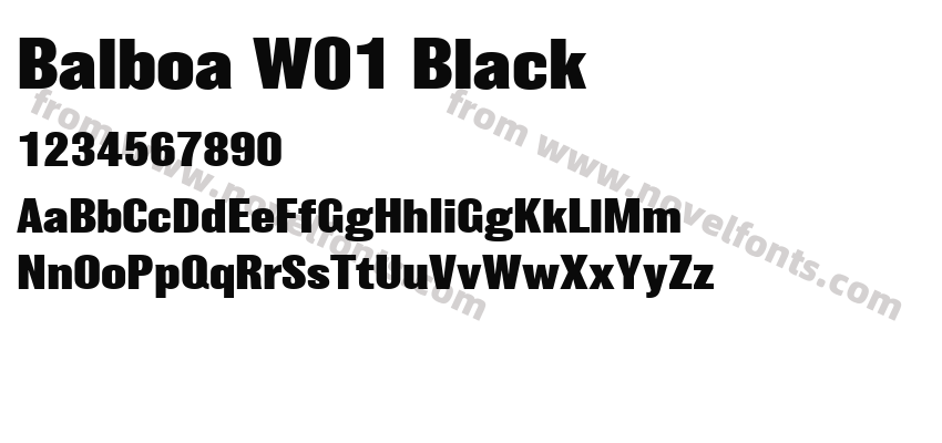 Balboa W01 BlackPreview