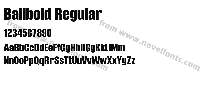 Balibold RegularPreview