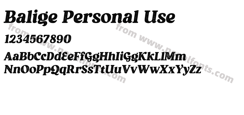Balige Personal UsePreview