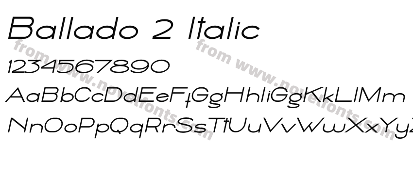 Ballado 2 ItalicPreview