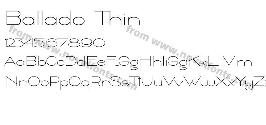 Ballado ThinPreview