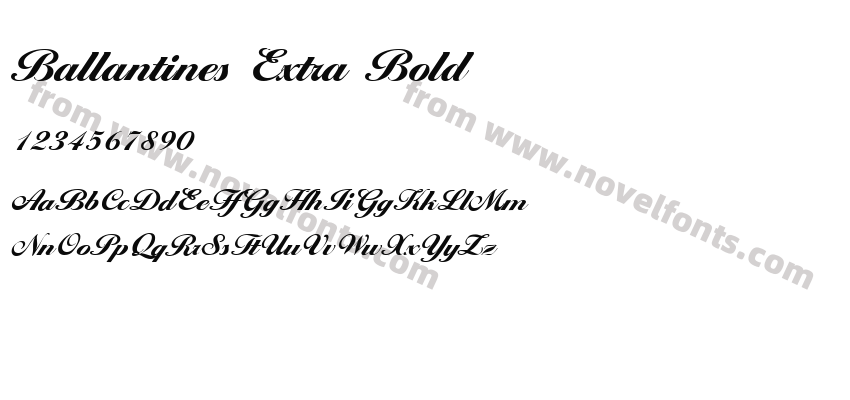 Ballantines Extra BoldPreview