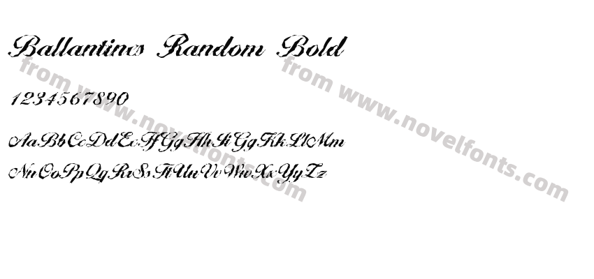 Ballantines Random BoldPreview