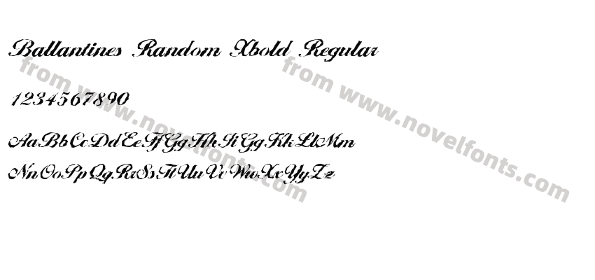 Ballantines Random Xbold RegularPreview