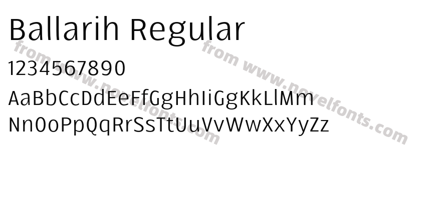 Ballarih RegularPreview