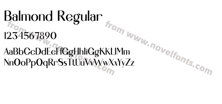 Balmond RegularPreview