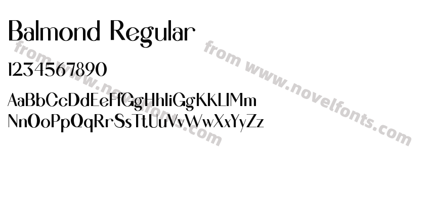 Balmond RegularPreview