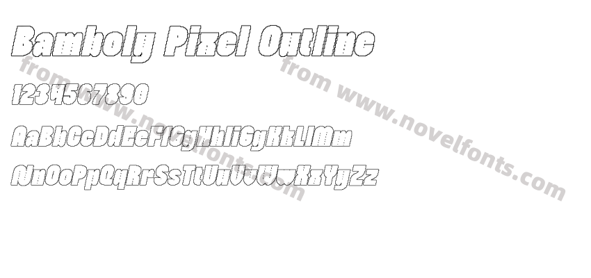 Bamboly Pixel OutlinePreview