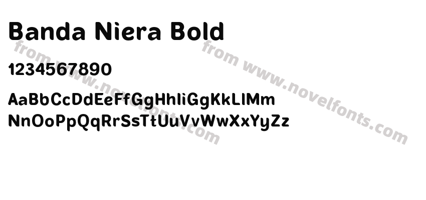Banda Niera BoldPreview