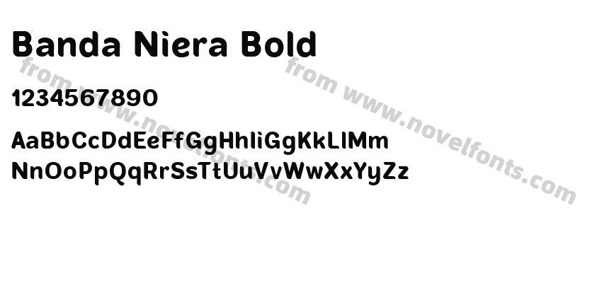 Banda Niera BoldPreview
