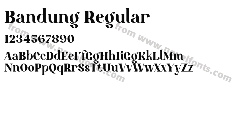 Bandung RegularPreview