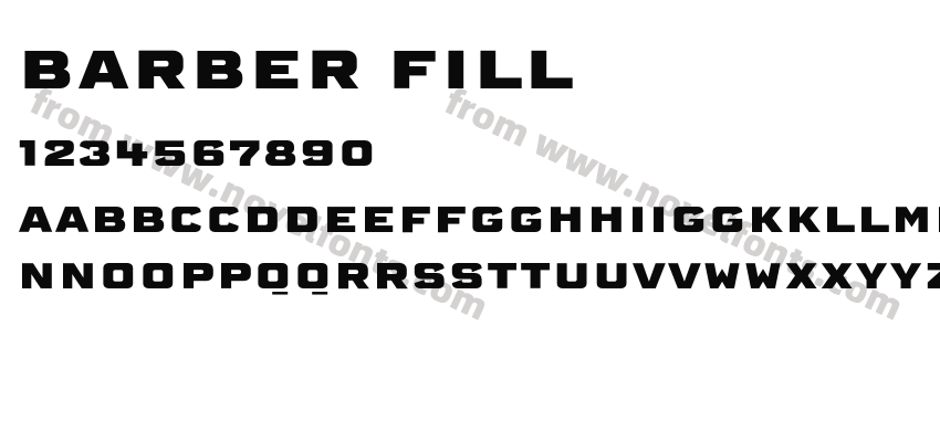 Barber FillPreview