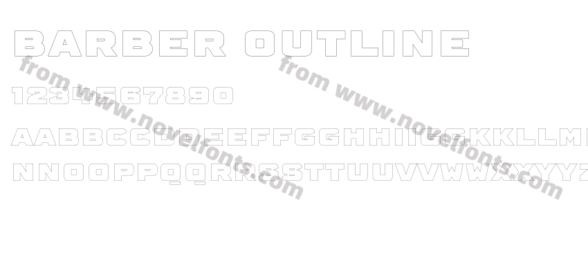 Barber OutlinePreview