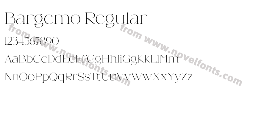 Bargemo RegularPreview