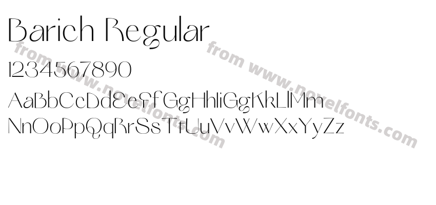 Barich RegularPreview