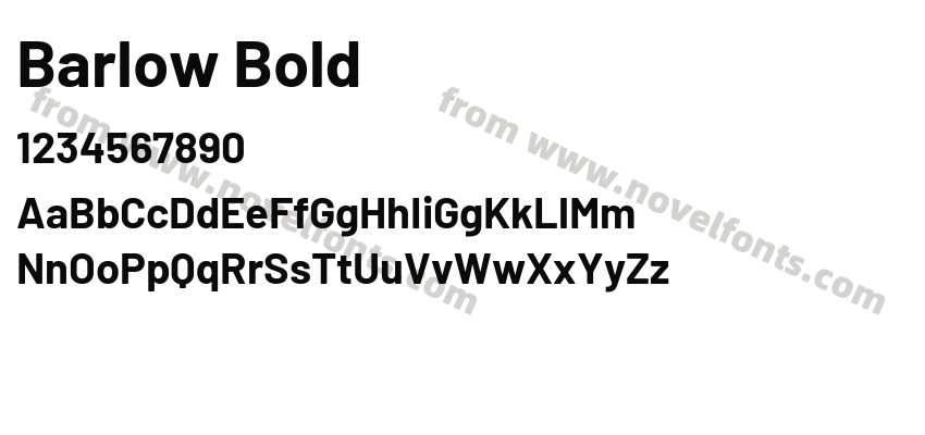 Barlow BoldPreview