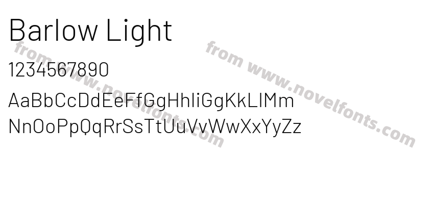 Barlow LightPreview