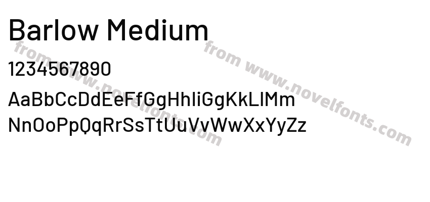 Barlow MediumPreview