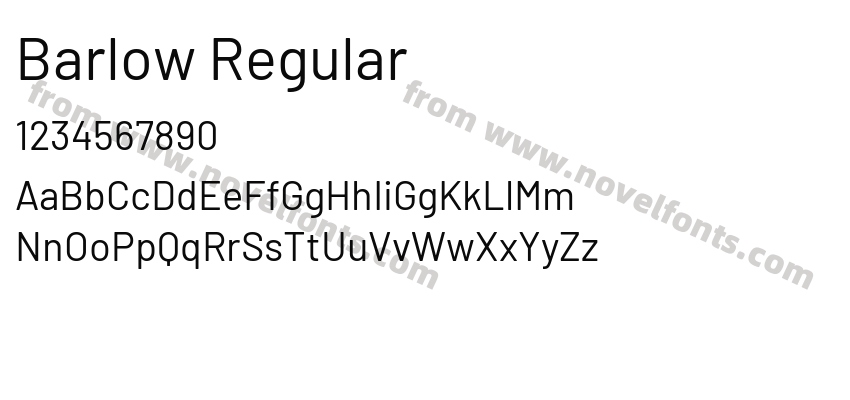 Barlow RegularPreview