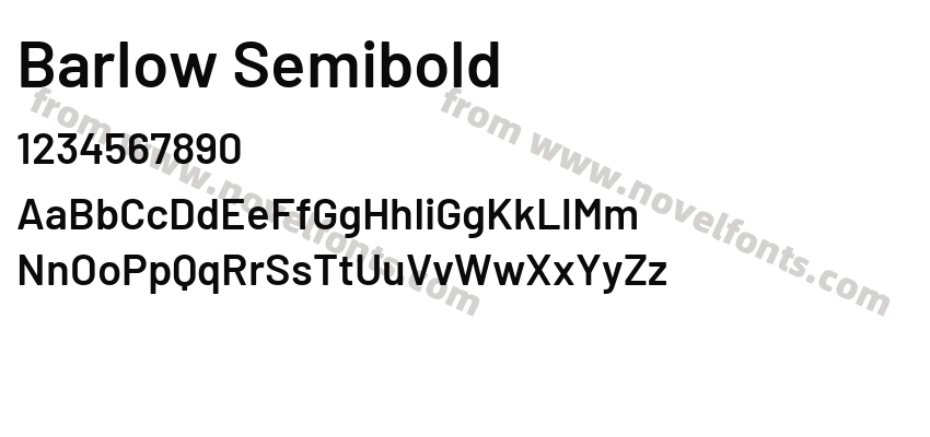 Barlow SemiboldPreview