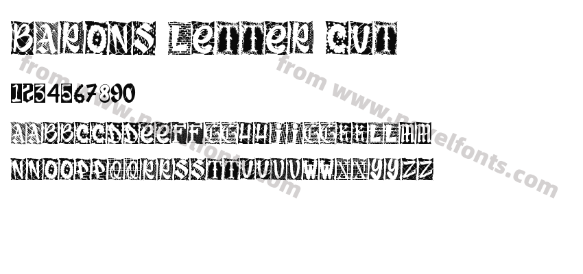 Barons Letter CutPreview