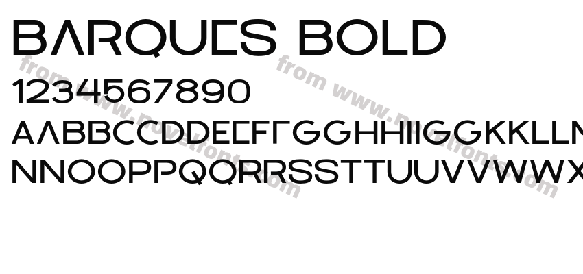 Barques BoldPreview