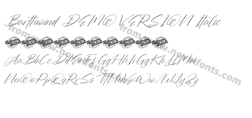 Barthwind DEMO VERSION ItalicPreview