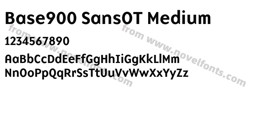 Base900 SansOT MediumPreview